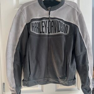Harley-Davidson Men's Two-Tone Bomber Jacket